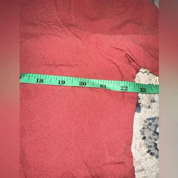 Mossimo Supply Pink Shirt Crisscross V-neck Sz XXL - Picture 7 of 8